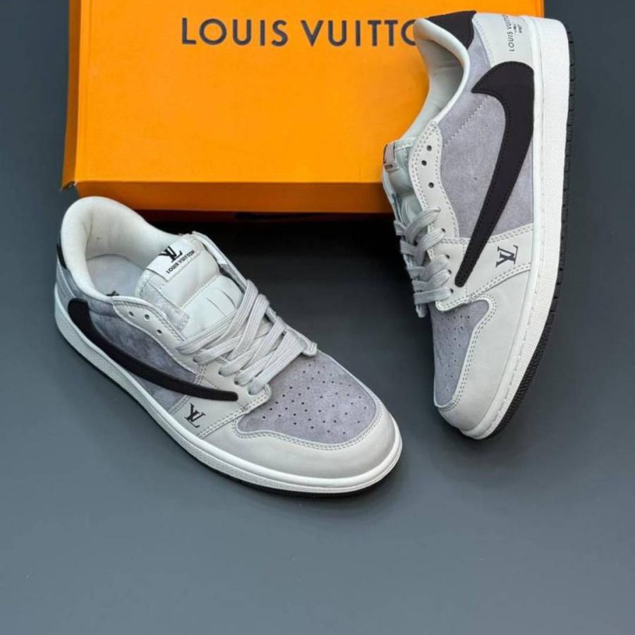 نایک ایر جردن ۱ لو تراویس اسکات لویی ویتون Nike air jordan 1 travis scott louis vuitton