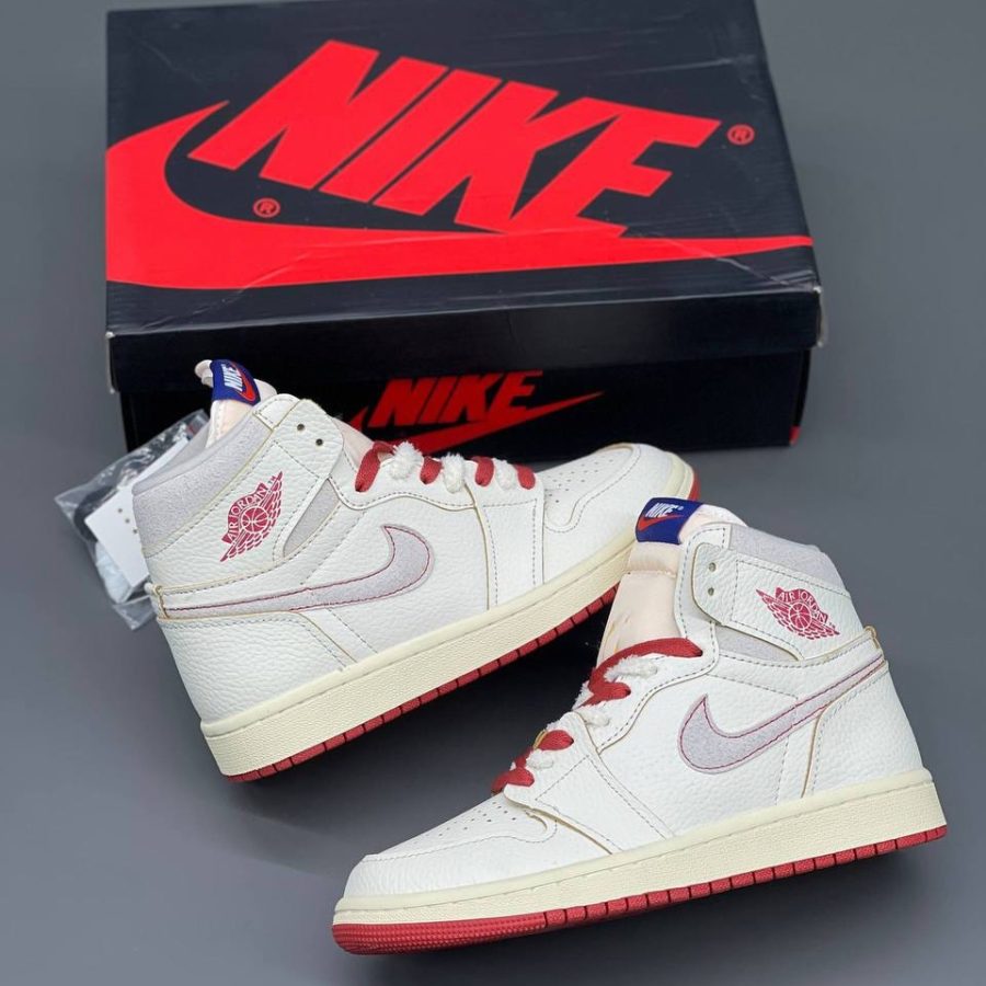 نایک ایر جردن ۱ ساقدار ریر ایر سینابار Nike Air Jordan 1 High Rair Air Cinnabar